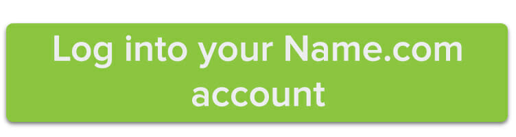 Log into your name.com account