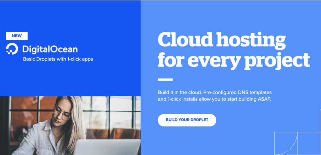 DigitalOcean at name.com screenshot