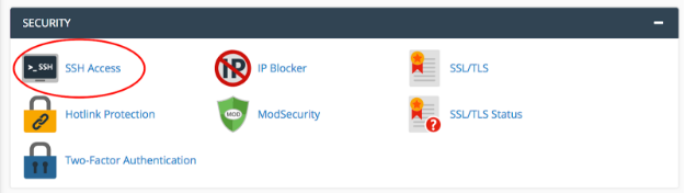 SSH Access in cPanel